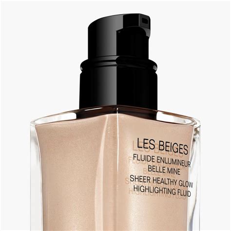 chanel gel highlighter|chanel les beiges highlighting fluid.